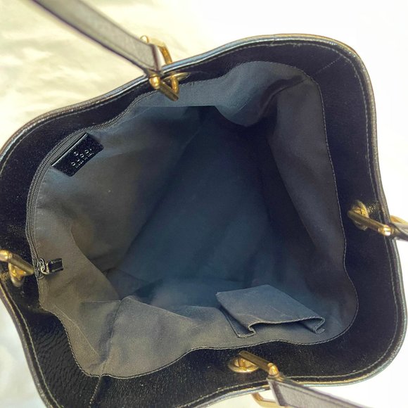 Auc Gucci Eclipse GG Canvas/patent leather Medium Tote - Picture 11 of 16